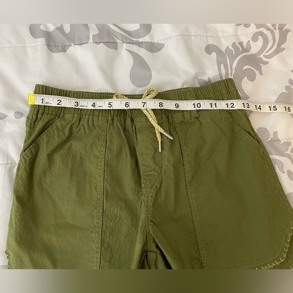 Hudson Kids Olive Green Pull On Cotton Chambray Shorts Girl’s XL - Picture 6 of 7